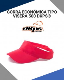 Gorra Económica Promocional Tipo Visera 500 DKPS