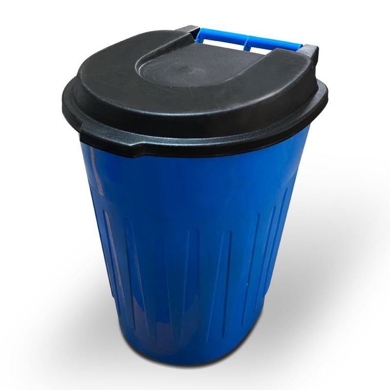 Bote De Plástico Azul Para Basura Con Tapa Y Ruedas. Bote de basura tapa y ruedas, fabricado de polietileno virgen no tóxico, Botes de basura, bote para basura, plásticos, contenedores basura,